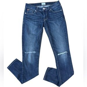 Hudson Krista Super Skinny Distressed Skinny Jeans